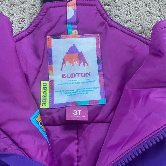 NWOT Burton Bib Pants Size 3T - Picture 5 of 9